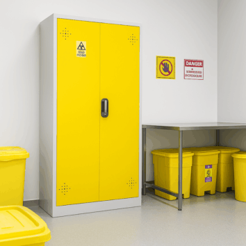 Armoire de sécurité pour le stockage DASRI - 300 L - TRIONYX- ambiance simple