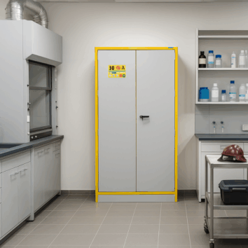 Armoire haute Ignifuge 30 minutes pour Produits Inflammables - Corrosifs - Toxiques - 250 L - 2 portes