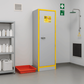 Armoire haute de sécurité pour Produits Inflammables EN 14470-1- 30 minutes -130 L - 1 porte