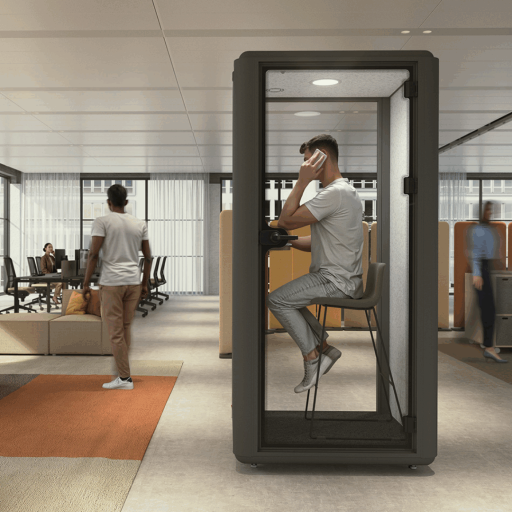 Cabine acoustique - Modèle S - Gamme Cocon - Installation incluse - simple Cabine acoustique Gamme Cocon installation incluse — Armoire Plus