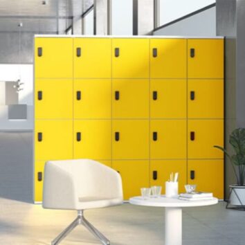 Casier personnalisable 2 à 4 cases et de 1 à 6 colonnes sans fente – Gamme Chromatik