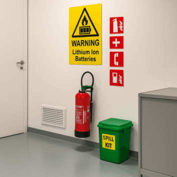 Extincteur pour feux de batteries lithium-ion 9L - Trionyx