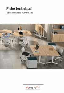Fiche Technique tables abattantes - Gamme Alba Fiche Technique tables abattantes - Gamme Alba