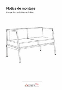 Notice de montage canapé d'accueil - Gamme Eclipse Notice de montage canapé d'accueil - Gamme Eclipse