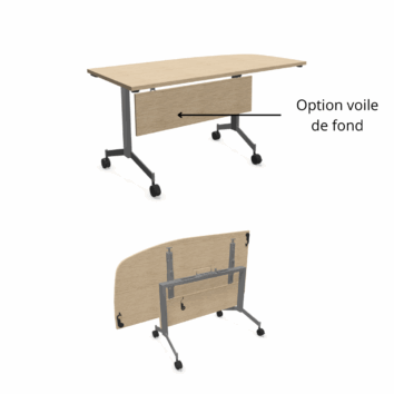 Option voile de fond - gamme Alba