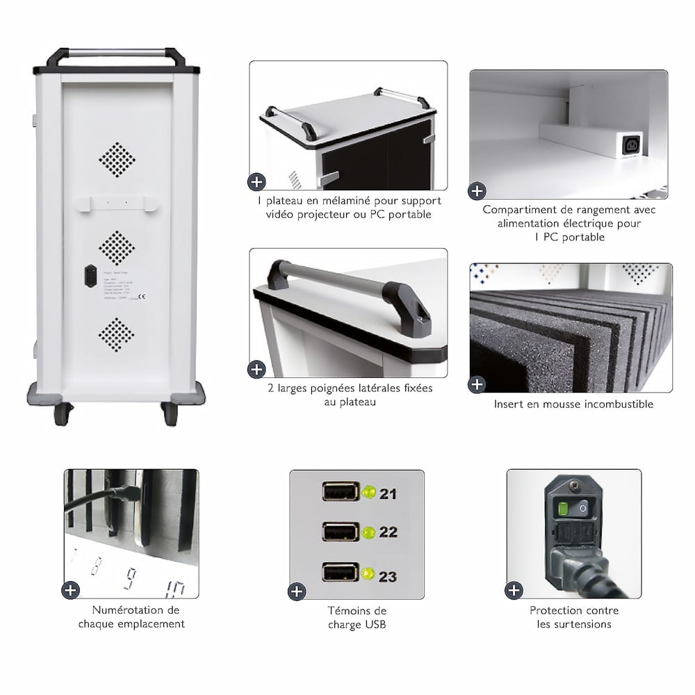 Armoire Mobile Tablettes & Smartphone – Image 2