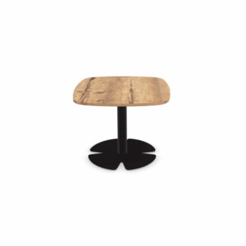 Table basse H.45 cm - plateau carré arrondi - Gamme Aelia - simple