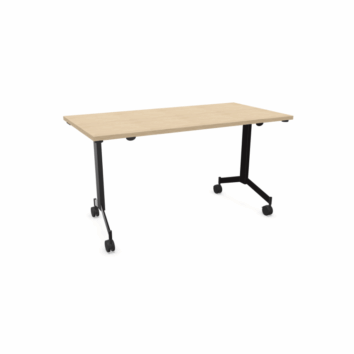 Tables droites abattantes sur roulettes P.70 cm - Gamme Alba - simple