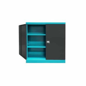 Armoire Basse IDEO 100 - Porte Battante 2 Étagères