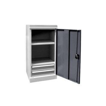 Armoire Basse QUALI 500 - 2 Étagères + 2 Tiroirs