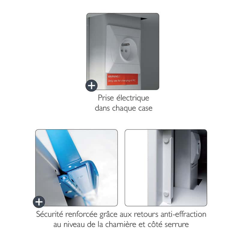 Armoire Sécurisée PC Portables & Tablettes & Smartphone Gamme VOLTA – Image 2