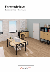 Fiche Technique Bureau individuel - Gamme Luna Fiche Technique Bureau individuel - Gamme Luna