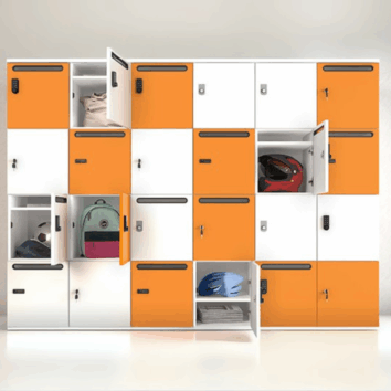 Casier personnalisable 2 à 4 cases et de 1 à 6 colonnes avec fente – Gamme Chromatik