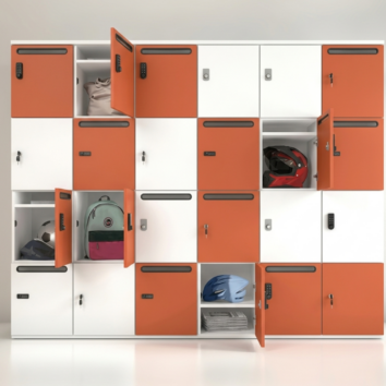 Casier personnalisable 2 à 4 cases et de 1 à 6 colonnes avec fente – Gamme Chromatik