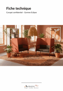 Fiche Technique canapé confidentiel - Gamme Eclipse Fiche Technique canapé confidentiel - Gamme Eclipse