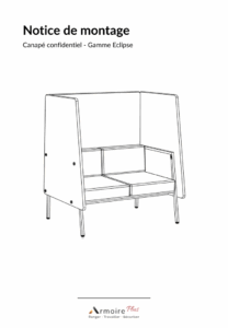 Notice de montage canapé confidentiel - Gamme Eclipse Notice de montage canapé confidentiel - Gamme Eclipse