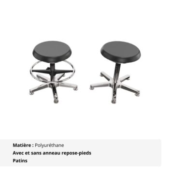 Tabouret ESD Protect - Polyuréthane