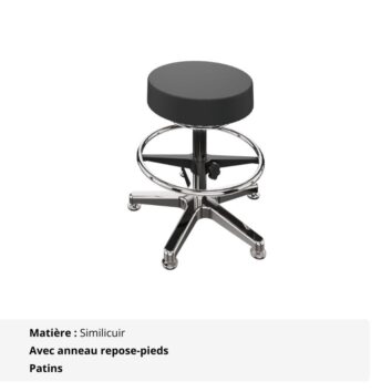 Tabouret ESD Protect - similicuir