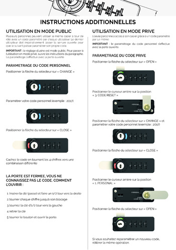 Notice Utilisation Serrurecouleur