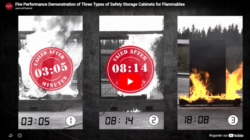 vidéo asecos stockage batterie lithium vidéo asecos