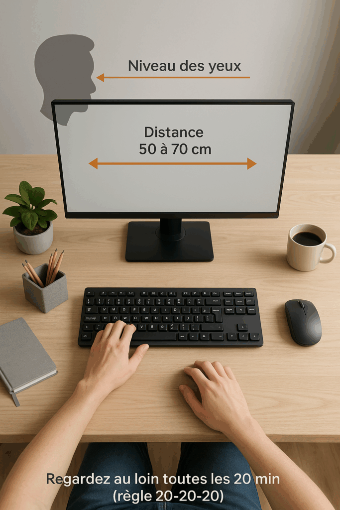 Écran et périphériques les 3 règles