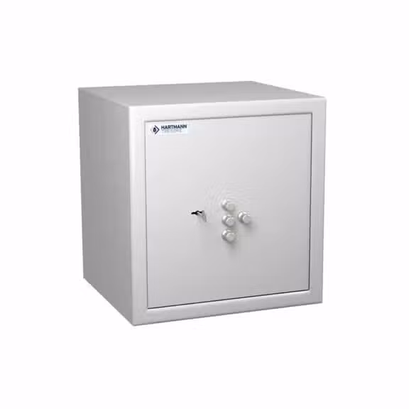 MB 40 Anti-Feu Coffre-fort gris anti-feu, norme DIN 4102, classe S2 MB 40, serrure à clé.Coffre-fort anti-feu, norme DIN 4102, classe S2 MB 40, couleur grise, serrure à code numérique et clé.Coffre-fort anti-feu norme DIN 4102, classe S2, capacité 38L, avec serrure à clé, pour documents sécurisés.
Coffre-fort Anti-feu Norme DIN 4102 et Classe S2 - MB 40