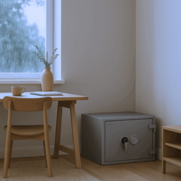 Coffre-fort Blindé Ignifuge - 60 minutes - Document Papier - Classe 0 VA 8000€ - Protect Duo 0066