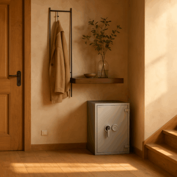 Coffre-fort Blindé Ignifuge - 60 minutes - Document Papier - Classe 0 VA 8000€ - Protect Duo 0123