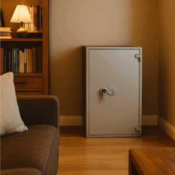 Coffre-fort Blindé Ignifuge - 60 minutes - Document Papier - Classe 0 VA 8000€ - Protect Duo 0220