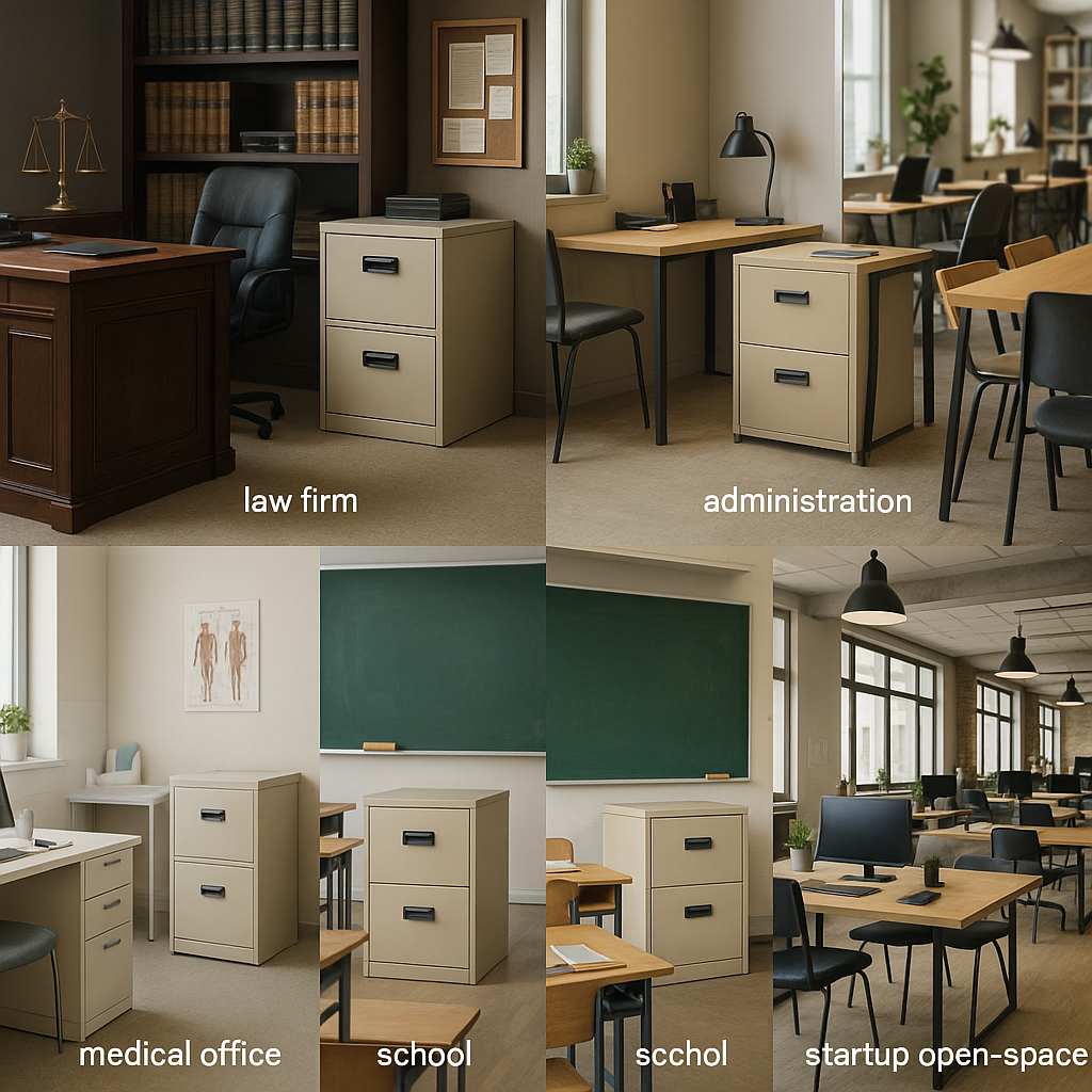 Des usages dans tous les secteurs différents lieu mettant en scene un caisson