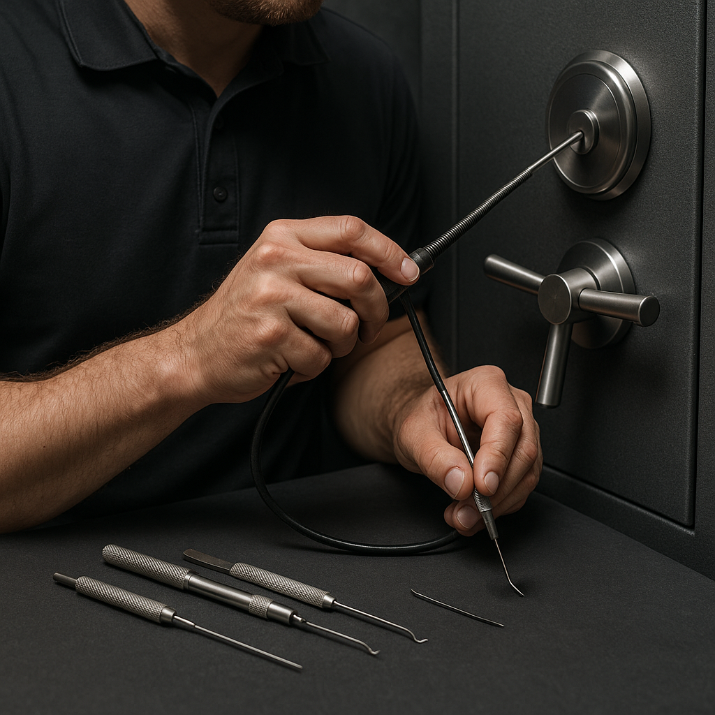 Expertise spécifique du coffretier Serrurier coffretier professionnel spécialisé intervention ouverture fine coffre-fort certifié