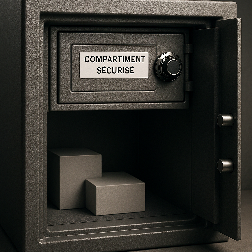 Le stockage séparé des munitions une obligation coffre avec compartiment securisé