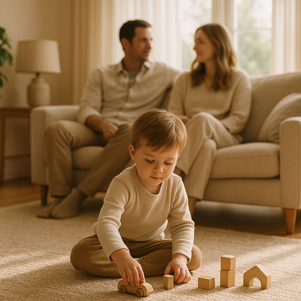 Renforcer la sécurité de votre domicile foyer avec parents et enfant serein