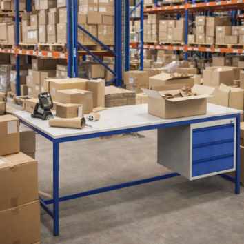 Table de travail ESIA 200cm pour préparation de commande