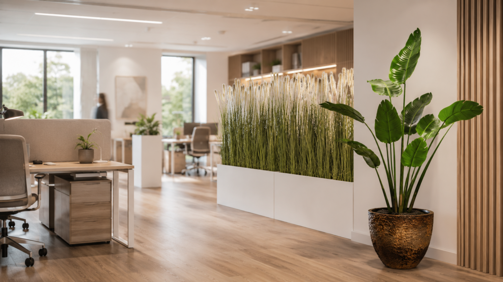bureau avec plantes ARMOIRE PLUS