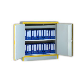 Armoire à documents ignifuge 30 MIN - Comptoir 2 portes avec 1 étagère réglable - TRIONYX - packshot