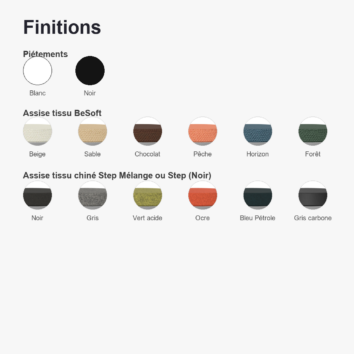 Nuancier finitions Gamme Élan